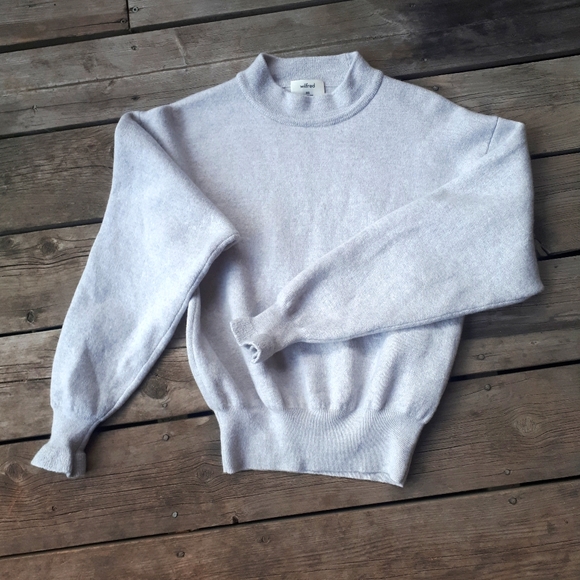 Wilfred grey meniro wool sweater